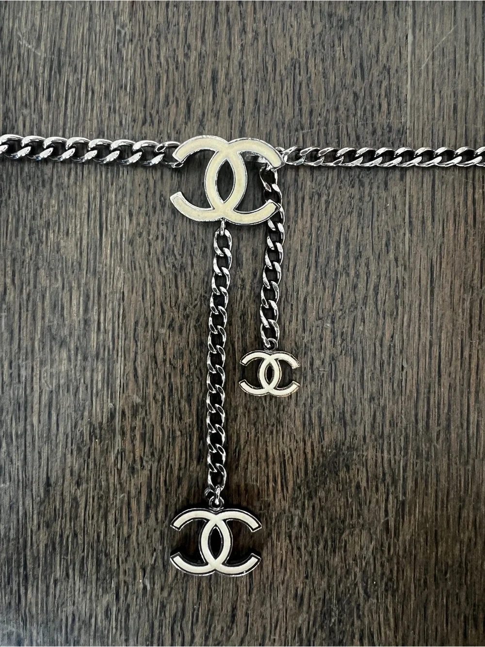 CHANEL authentic silver